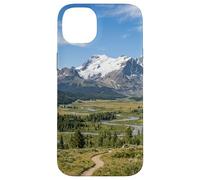 Custodia per iPhone 14 Plus Montagne Rocciose Scenic Valley Fiume Paesaggio Grafico