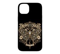 Custodia per iPhone 14 Plus Moth Celestial Art: Segui la Luce della Notte