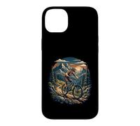Custodia per iPhone 14 Plus Mountain Bike Sentiero Alpino Montagna Ciclismo