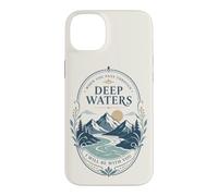 Custodia per iPhone 14 Plus Mountain River Faith Verse Deep Waters Comfort Citazione
