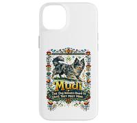 Custodia per iPhone 14 Plus Mudi Dog Nessuno ha sentito parlare finché non incontrano il mio