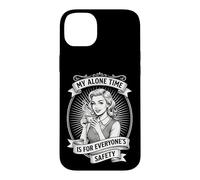 Custodia per iPhone 14 Plus My Alone Time Is For Everyone's Safety Introverso