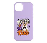 Custodia per iPhone 14 Plus My Corgi Dog is My Boo Carino Halloween Ghost Dog Lover