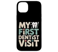 Custodia per iPhone 14 Plus My First Dentist Visit Kids Spazzolino da denti Smile
