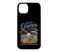 Custodia per iPhone 14 Plus My Give A Damn Is Broken Funny Retirement Beach