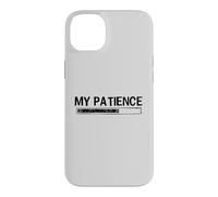 Custodia per iPhone 14 Plus My Patience Loading Bar Sarcastic Funny Humor
