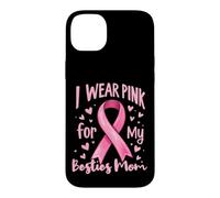 Custodia per iPhone 14 Plus Nastro di sensibilizzazione contro il cancro della mamma I Wear For My Besties
