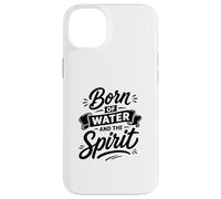 Custodia per iPhone 14 Plus Nato Dell'acqua E Dello Spirito Fedele Battesimo Cristiano