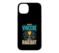 Custodia per iPhone 14 Plus Nato Per Vincere Cresciuto A Pane E Ragequit Gamer