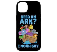 Custodia per iPhone 14 Plus Need An Ark I Noah Guy Divertente Bambini Christian Humor Gioco di parole Bibbia