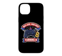 Custodia per iPhone 14 Plus New Boys Age Who Dis Turning 8 Funny Gamer 8 ° compleanno