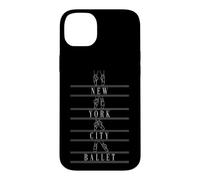 Custodia per iPhone 14 Plus New York Vintage Retro Style Design Ballet Dancing