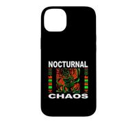 Custodia per iPhone 14 Plus Nights Owl Gamer Nocturnal Chaos Coffee Lover