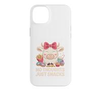 Custodia per iPhone 14 Plus No Thoughts Just Snacks Carino Mucca Kawaii Cibo