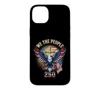 Custodia per iPhone 14 Plus Noi Il Popolo Christian Eagle America 250 Anni Una Nazione
