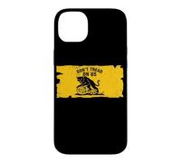 Custodia per iPhone 14 Plus Non calpestare noi Anarchico Gatto Nero Gadsden Parodia