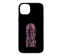 Custodia per iPhone 14 Plus Non c'è bisogno di temere zia Susan è qui Nome Rainbow Auntie