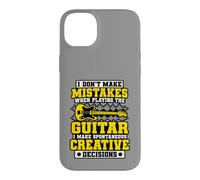 Custodia per iPhone 14 Plus Non faccio errori Chitarra Divertenti Decisioni creative