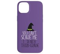 Custodia per iPhone 14 Plus NON PUOI SCARE ME Insegno Meme di Halloween di terza elementare