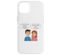 Custodia per iPhone 14 Plus Non Sei Abbastanza Matura - Vignetta Ironica di Coppia