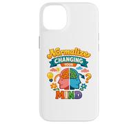 Custodia per iPhone 14 Plus Normalizza Cambiare la tua mente Mindset di crescita divertente