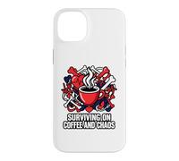 Custodia per iPhone 14 Plus Nurse Life Surviving On Coffee And Chaos ER
