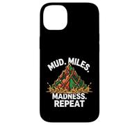 Custodia per iPhone 14 Plus Obstacle Course Racing Mud Miles Madness Repeat