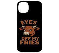 Custodia per iPhone 14 Plus Occhi fuori dalle mie patatine fritte - Angry B