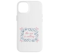 Custodia per iPhone 14 Plus Ocean Seashell Starfish Il mare chiama citazione