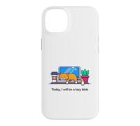 Custodia per iPhone 14 Plus Oggi sarò un pigro Blob No Cat Not Today Kitten Funny