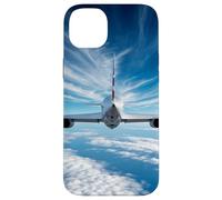 Custodia per iPhone 14 Plus Oltre l'orizzonte: aereo da dietro