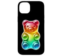 Custodia per iPhone 14 Plus Orsetto gommoso Candy Rainbow