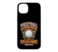 Custodia per iPhone 14 Plus Pallavolo Servire Con Scopo Giocatore Grafica