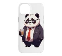 Custodia per iPhone 14 Plus Panda del lunedì mattina