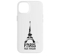 Custodia per iPhone 14 Plus Paris Mon Amour - Torre Eiffel Grafica Artistica a Pennello