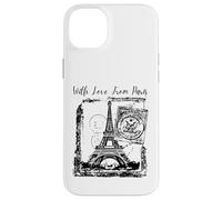 Custodia per iPhone 14 Plus Paris With Love from Paris France French Postcard