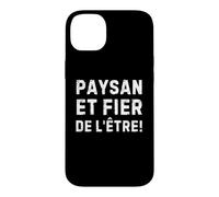Custodia per iPhone 14 Plus Paysan et Fier de l'être pour les agriculteurs engagés