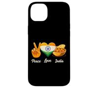 Custodia per iPhone 14 Plus Peace Love Curry Amante del Cibo Indiano