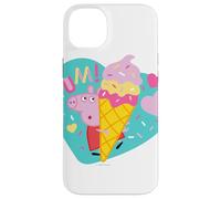 Custodia per iPhone 14 Plus Peppa Pig Yum Ice Cream