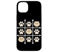 Custodia per iPhone 14 Plus Persian Cat Paws Grid Game