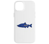 Custodia per iPhone 14 Plus Pesce Alaska Salmone