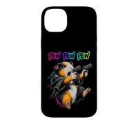 Custodia per iPhone 14 Plus Pew Pew Pew Divertente cavia Laser Blaster Cavy Animal Humor