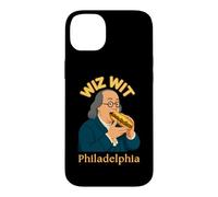 Custodia per iPhone 14 Plus Philly Cheesesteak Wiz Wit Benjamin Franklin Filadelfia