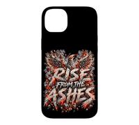 Custodia per iPhone 14 Plus Phoenix Rise From the Ashes Fire Wings Dark Fantasy Art
