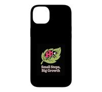 Custodia per iPhone 14 Plus Piccoli passi, grande crescita coccinella design