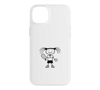 Custodia per iPhone 14 Plus Pickleball Girl Stickfigure Cute Funny Pickleball