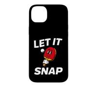 Custodia per iPhone 14 Plus Ping Pong Table Tennis Let It Snap Retro Paddle