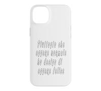 Custodia per iPhone 14 Plus Piuttosto che essere normale ho deciso di essere felice.