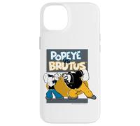 Custodia per iPhone 14 Plus Popeye il marinaio uomo vs bruto bluto retrò fumetto