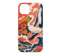 Custodia per iPhone 14 Plus Porto di Zinnia Pelican